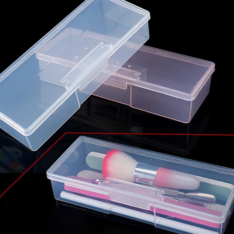 Nail Fan Brush - Nail Art Opbergdoos Nagelaccessoires Organizer Plastic