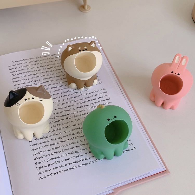 Nail Fan Brush - Nail Art Slijpkop Bithouder Leuke Nagelboren