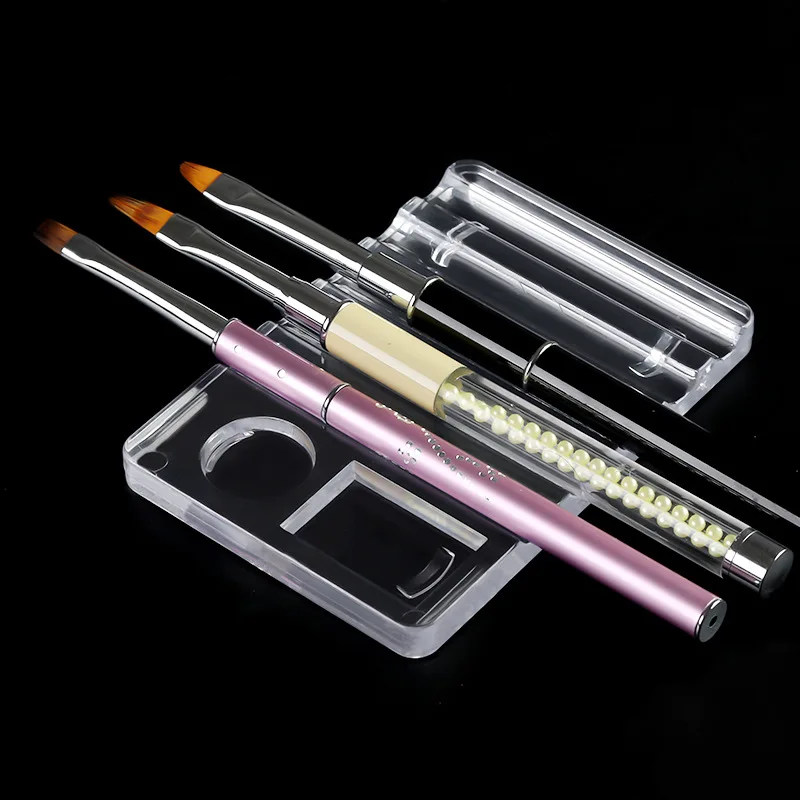 Nail Fan Brush - Multifunctionele nail art-penhouder van acryl, borstelstandaard