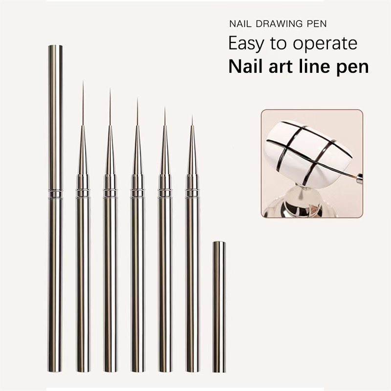 Nail Fan Brush - 1 Stuks Nail Art Penselen Franse