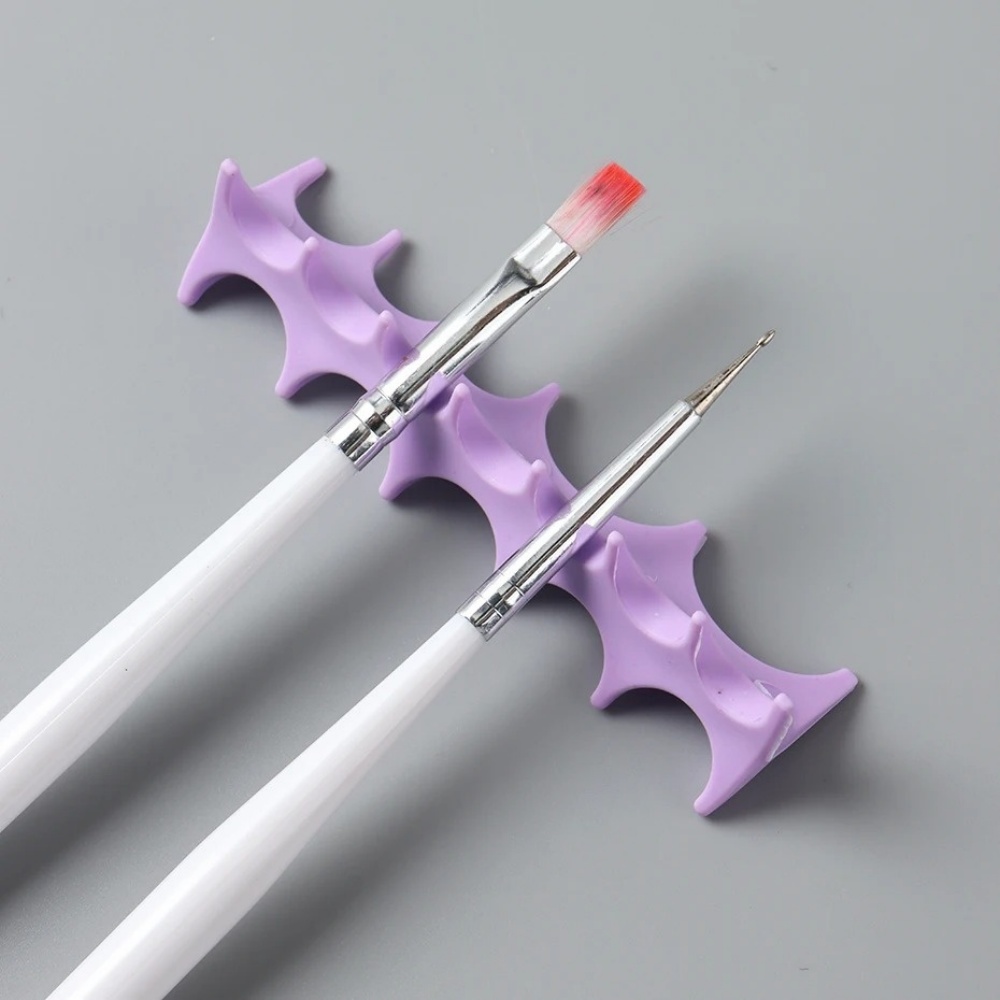 Silicone nagelkunst penhouder  - Nail Fan Brush recensie en prijs