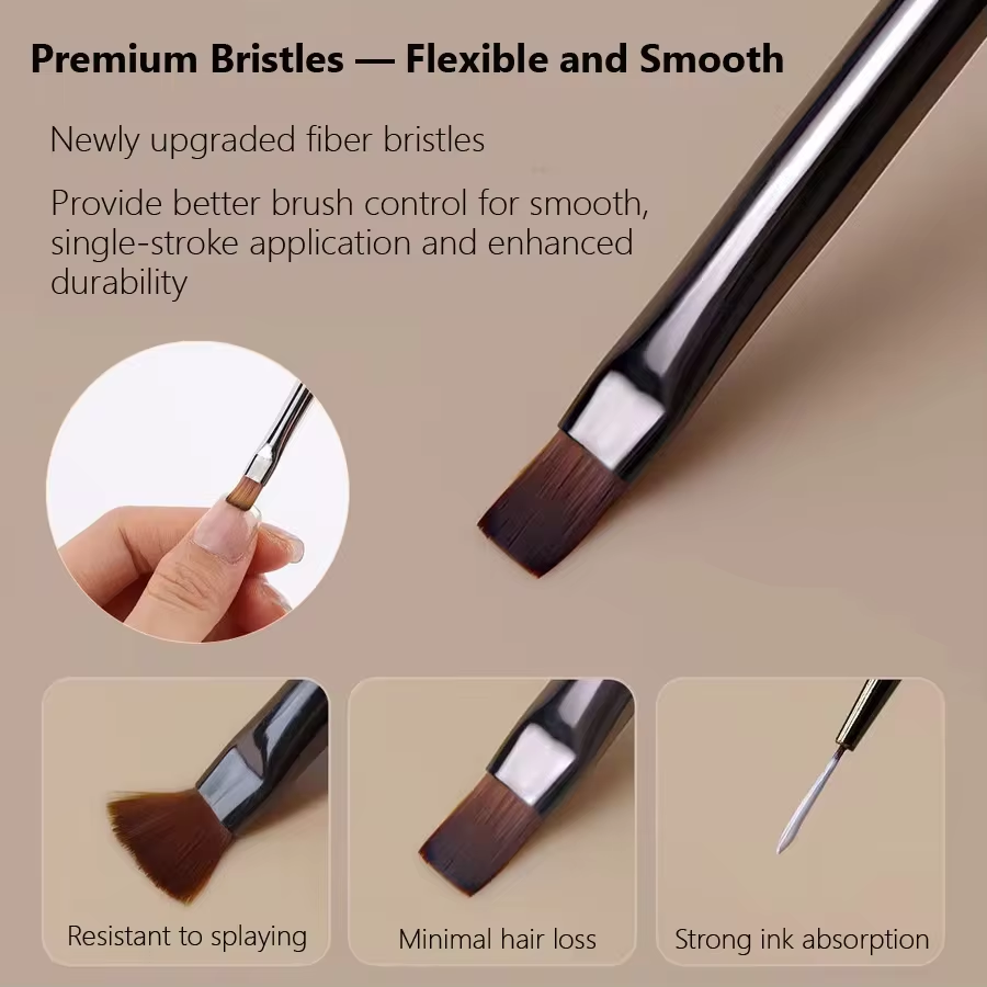 9-delige nagelborstelset voor  - Nail Fan Brush recensie en prijs