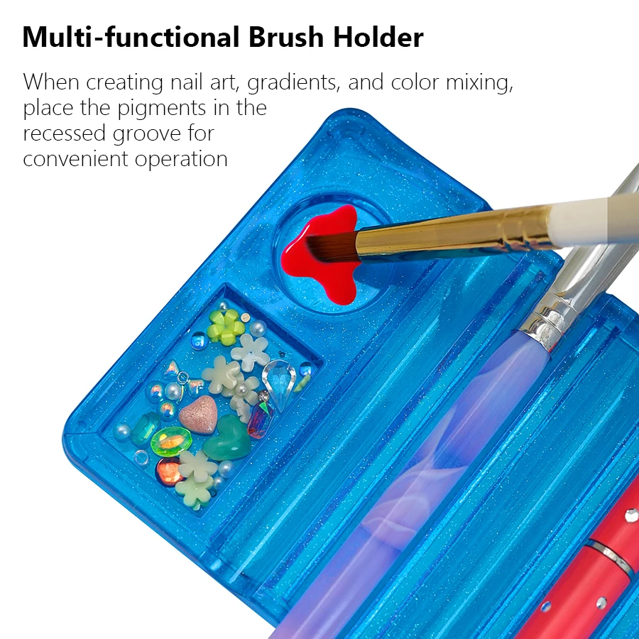Multifunctionele nail art-penh - Nail Fan Brush recensie en prijs