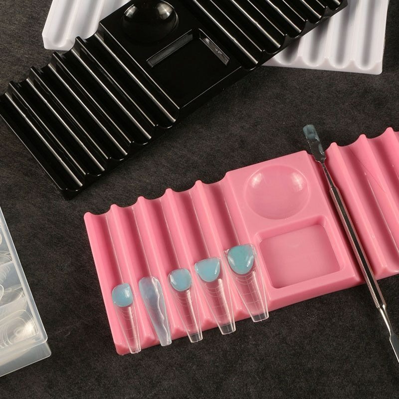 Herbruikbaar nagelkunstpalet m - Nail Fan Brush recensie en prijs