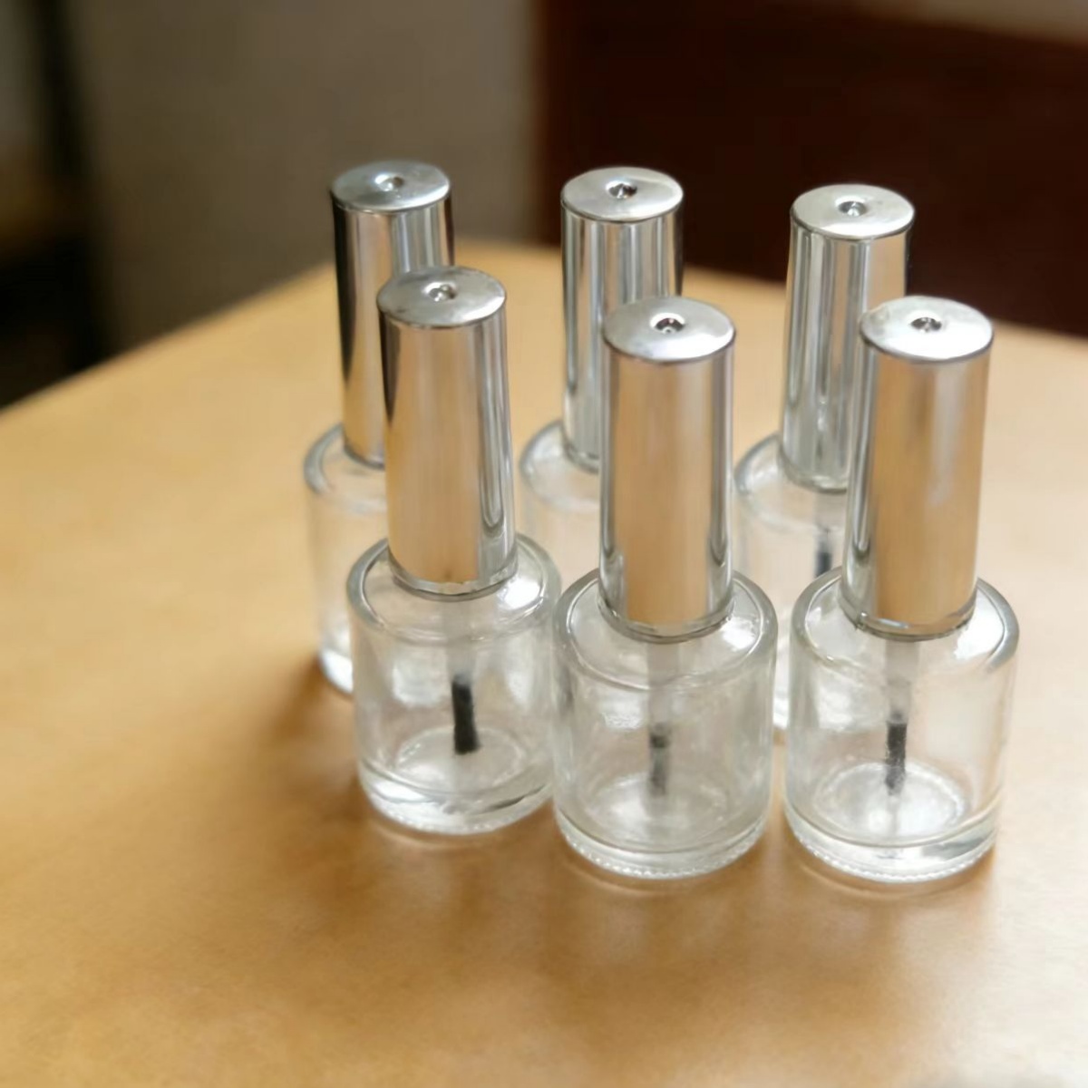 13ml 6 stuks glazen nagellakfl - Nail Fan Brush recensie en prijs