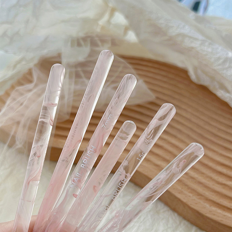 Nieuwe 1-delige nagelkunstbors - Nail Fan Brush recensie en prijs