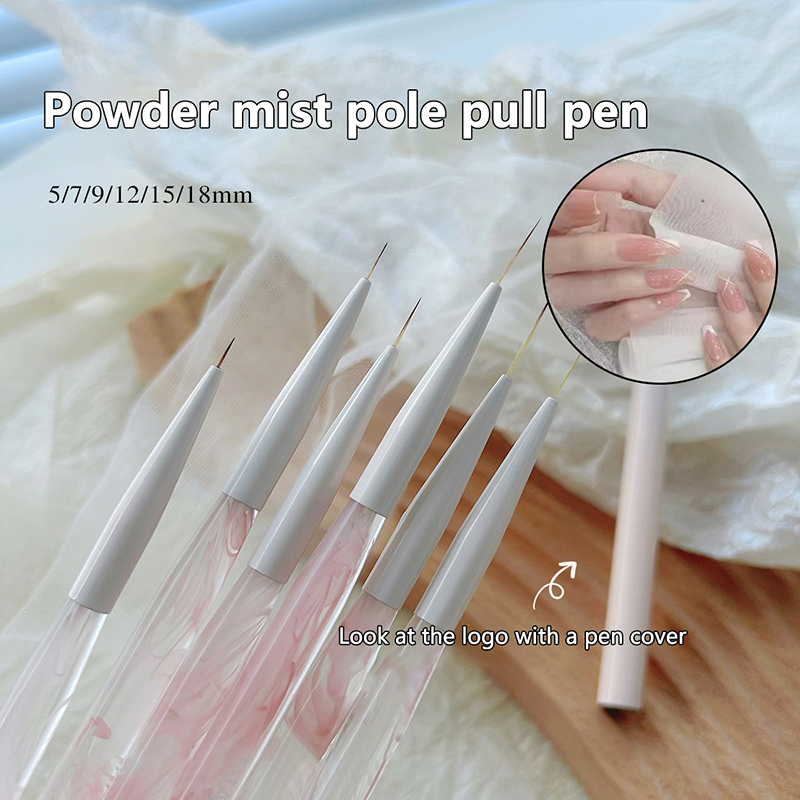 Nieuwe 1-delige nagelkunstbors - Nail Fan Brush recensie en prijs